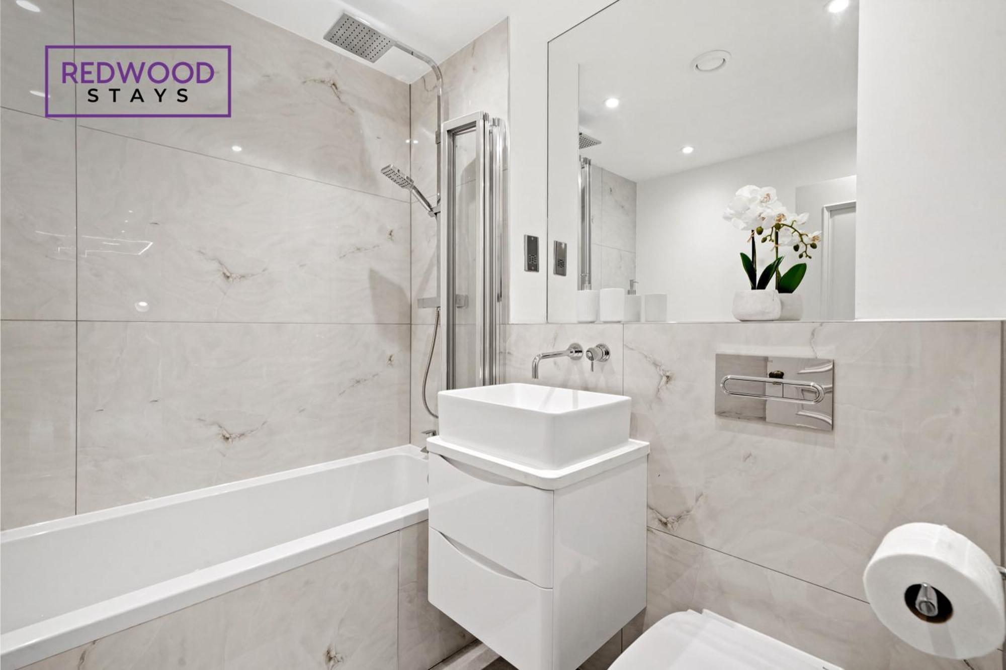 Top Quality 2 Bed 1 Bath Apartments For Contractors By Redwood Stays Рединг Екстериор снимка